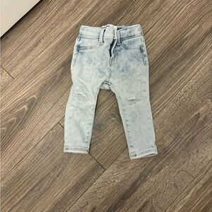Old Navy Baby Girl Ballerina Light Blue Skinny Jeans Size 12m